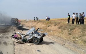 ۴ سرنشین پژو در تصادف خونین محور زنجان در آتش سوختند