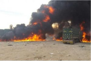 فوری: روسیه ۲۰ کامیون حامل کمک‌های بشردوستانه ترکیه را مورد هدف قرار داد