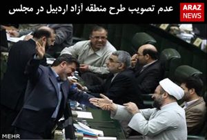 عدم تصویب طرح منطقه آزاد اردبیل در مجلس