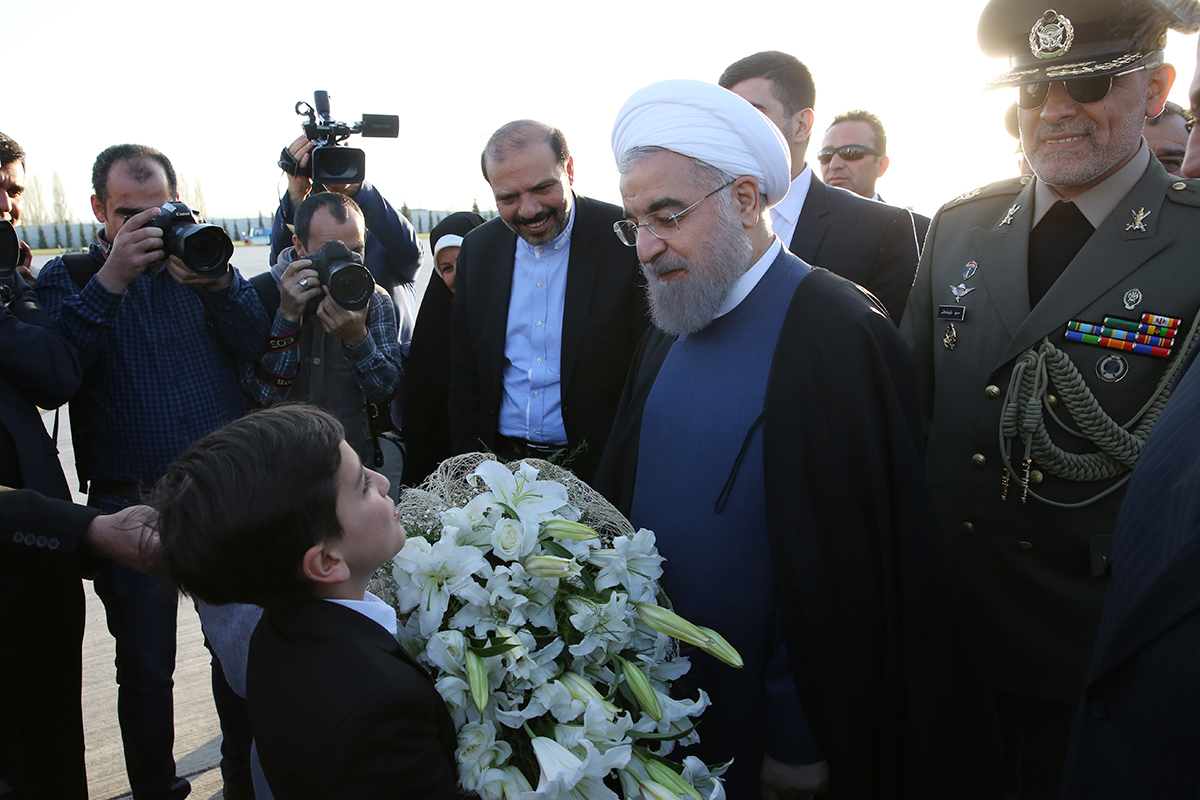 روحانی وارد آنکارا شد