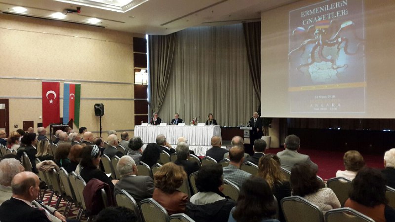 گزارش آرازنیوز از برگزاری همایش “جنایات ارامنه در ایران” در شهر آنکارا (تصاویر)