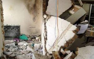 اصابت گلوله توپ ارمنستان به خانه‌ای در خداآفرین