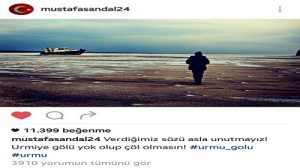 حمایت مصطفی ساندال خواننده مشهور تورکیه از دریاچه اورمیه