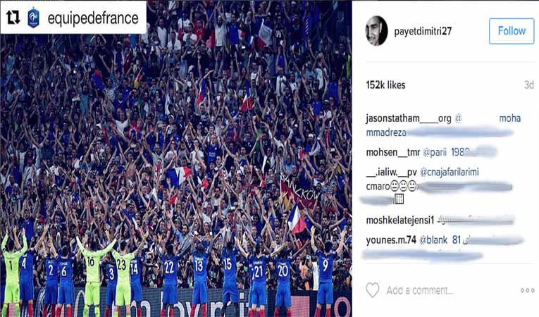 ۳۰۰هزار فحش فارسی در صفحه پایت بعد از مصدومیت رونالدو