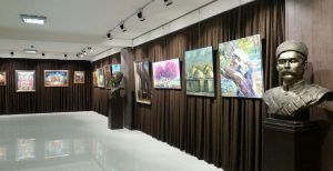 گزارش تصویری از نمایشگاه آثار نقاشی هنرمندان آزربایجان شمالی در تبریز