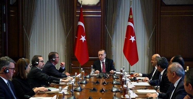 وزیر دفاع آمریکا: از اقدام تورکیه برای حفظ امنیت مرزهایش حمایت می‌کنیم