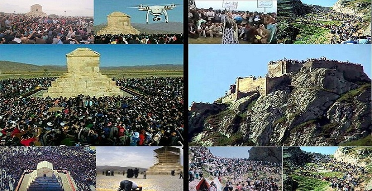 مقایسه‌ای بین قورولتای قلعهء بابک و تجمع بر قبر منسوب به کورش- طوغرول آتابای