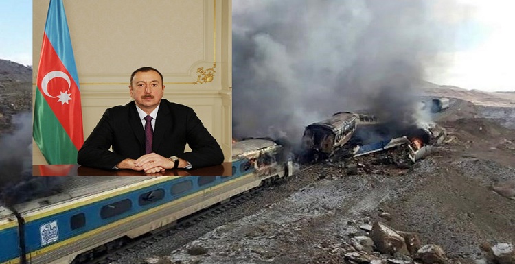 پیام تسلیت رئیس جمهوری آزربایجان شمالی به مناسبت سانحه قطار تبریز- مشهد