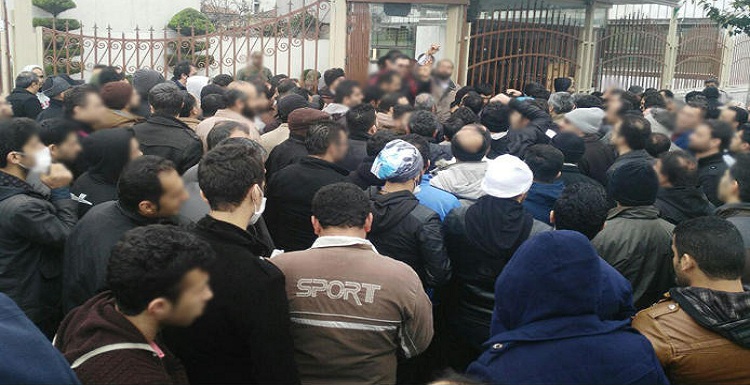 تجمع کارگران لیفتراک سازی در تبریز