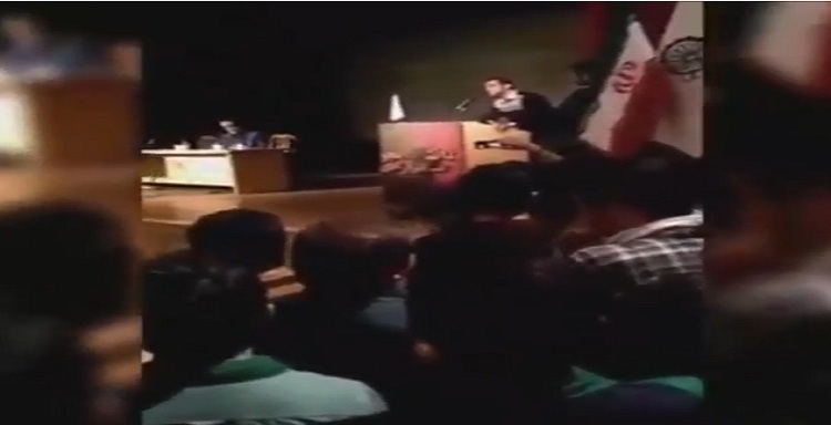 دانشجوی ایرانی در مراسم ۱۶ آذر: برای سکوت مقابل نسل‌کشی سوریه در دادگاه تاریخ محکوم هستیم + ویدئو