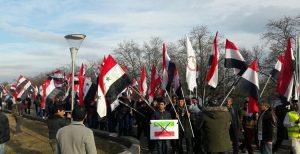 تجمع حمایت آمیز از اعتراضات مردم الاحواز در وین