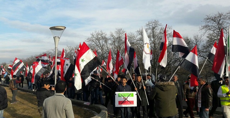 تجمع حمایت آمیز از اعتراضات مردم الاحواز در وین