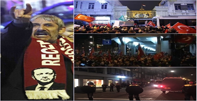 حزب حرکت ملی تورکیه هواداران خود را به خیابانهای هلند فراخواند