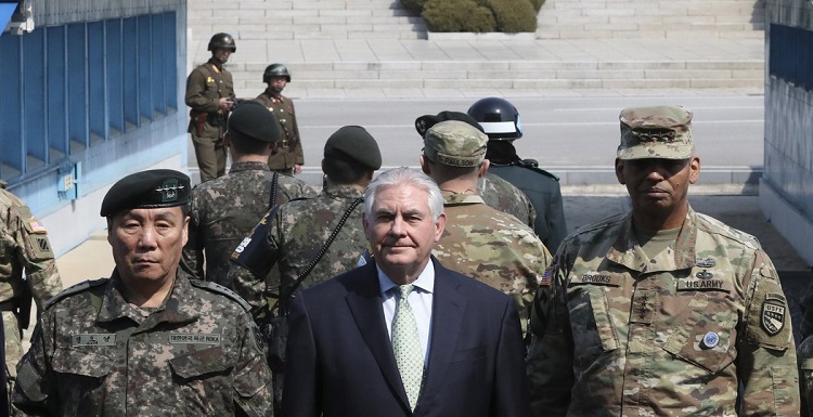 تشدید احتمال مداخله نظامی آمریکا در کره شمالی