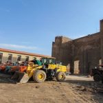 درب محوطه حصارکشی شده ارک در ساعات مختلف روز بسته می شود