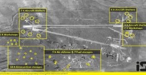 پنتاگون: در پایگاه الشعیرات سلاح شیمیایی انبار شده بود