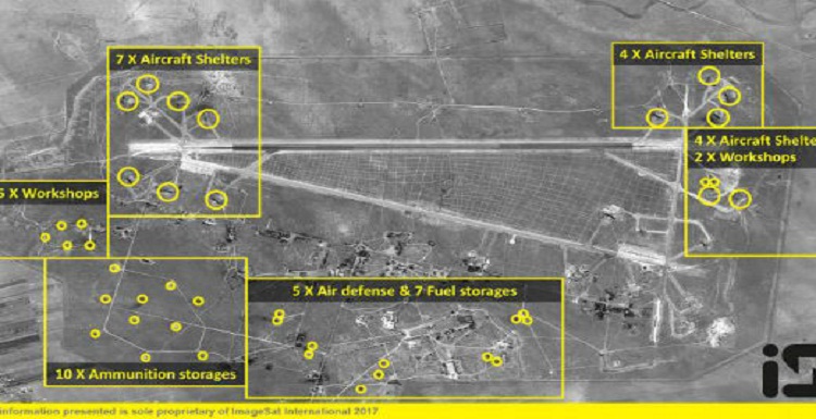 پنتاگون: در پایگاه الشعیرات سلاح شیمیایی انبار شده بود