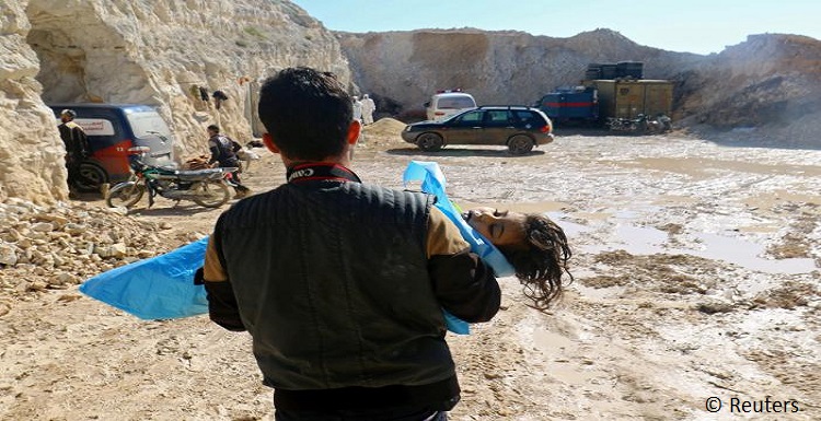 جت‌های روسی عامل بمباران شیمیایی شهر خان شیخون سوریه بود