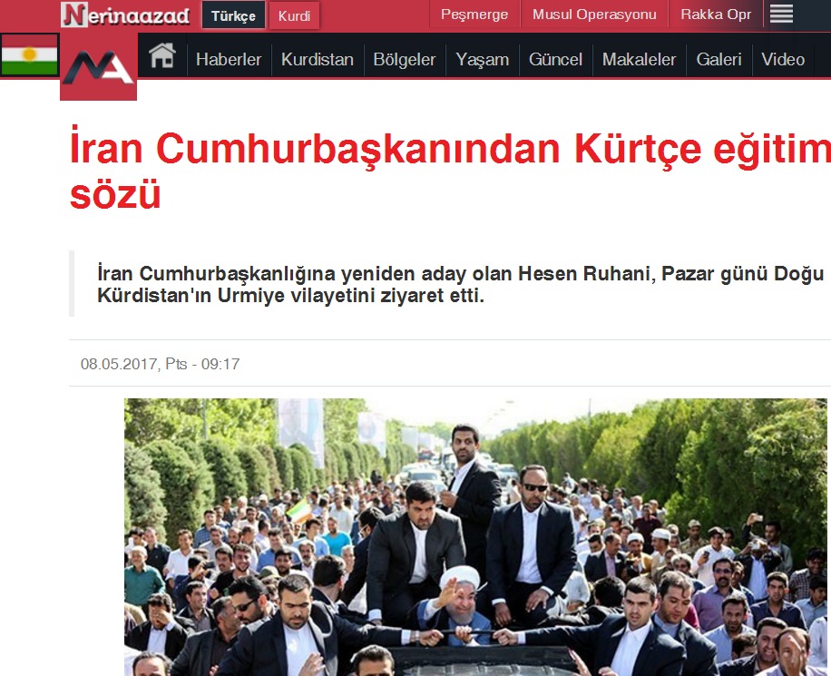 دروغی به نام شهر رنگین کمان؛ مطبوعات کردی اورمیه را کردستان شرقی می نامند