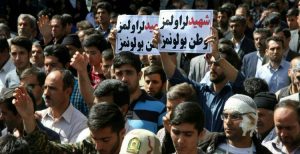 تشییع پیکر شهید محمدرضا فیروزی در ملکان – تصاویر