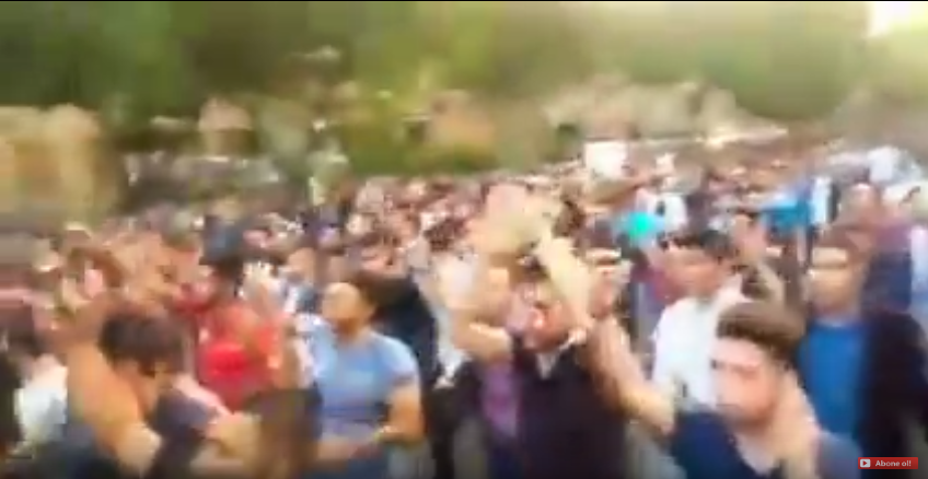 راهپیمایی در تبریز با شعارهای ملی + فیلم