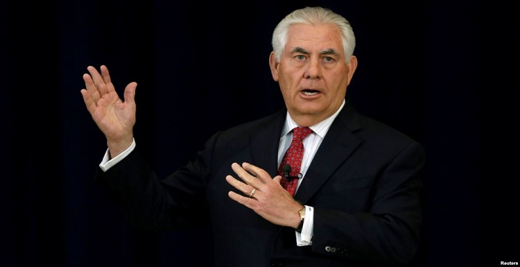 تیلرسون :ترامپ برای اتحاد علیه ایران به خاورمیانه می آید