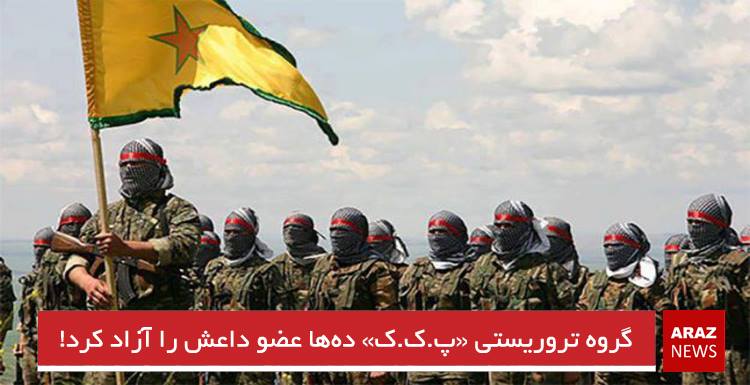 گروه تروریستی پ ک ک ده‌ها عضو داعش را آزاد کرد