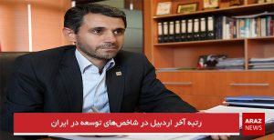 رتبه آخر اردبیل در شاخص‌های توسعه در ایران