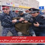 تنها بر سر زمان استعفای سرکیسیان مذاکره می‌کنیم