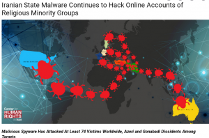 حکومت ایران با بد افزار، تلفن و کامپیوتر مخالفان را هک می‌کند