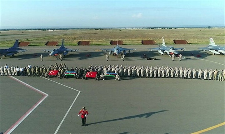 جنگنده‌های اف-۱۶ ترکیه وارد آزربایجان شدند