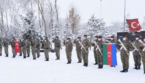 رزمایش مشترک زمستانی ترکیه و آزربایجان در قارص ادامه دارد