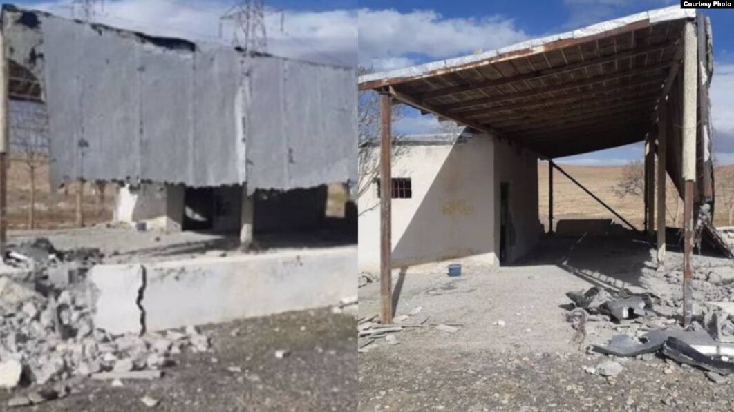 بخش‌هایی از آرامستان بهاییان همدان تخریب شده است