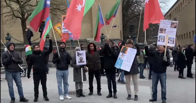 تجمع شهروندان ملل تحت ستم در گوتنبرگ سوئد علیه نژادپرستی و جنایات رژیم جمهوری اسلامی