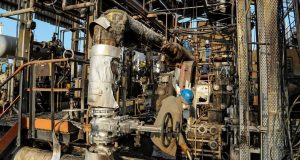 آتش‌سوزی در پالایشگاه تبریز