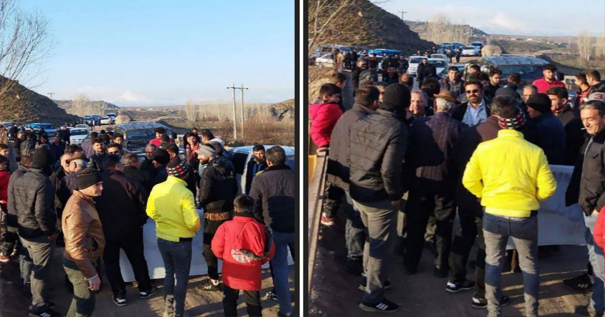 تجمع اعتراضی اهالی روستای جبدره تنبه و آغدره