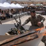 خلع سلاح نمادین پ‌.ک‌.ک در سلیمانیه عراق با نظارت ترکیه