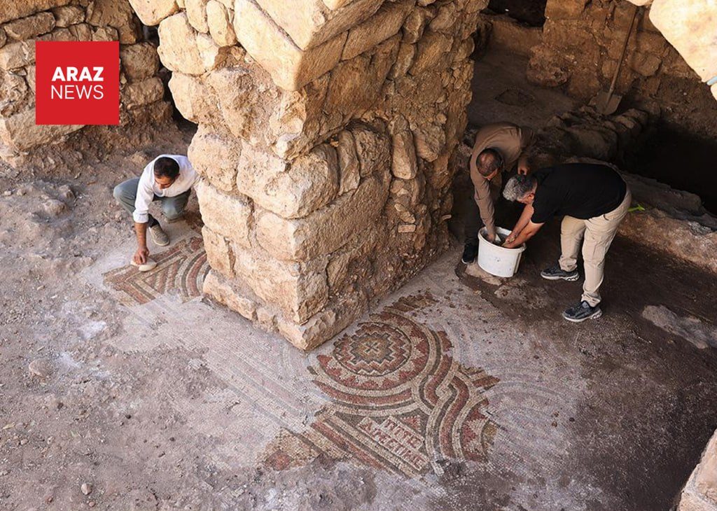  نشانه‌ای تازه از گذشته جنوب‌شرق ترکیه؛ کشف موزاییک ۱۵۰۰ ساله در ماردین
