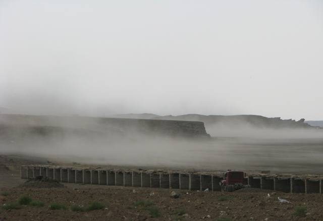 طوفان‌های نمکی شبستر را درمی‌نوردند