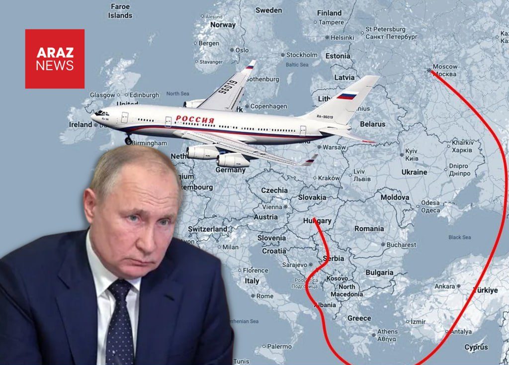 مسیر غیرمعمول پوتین برای دیدار با ترامپ در بوداپست؛ پرواز ۵ هزار کیلومتری برای دور زدن اروپا